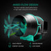 Mars Hydro 6-Inch Inline Duct Fan Complete Kit w/ Speed Controller features