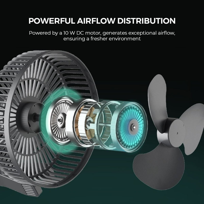 Mars Hydro 6 Inch Grow Tent Clip Fan Auto-Oscillating Fan (Upgraded Version) powerful airflow