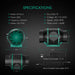 Mars Hydro 6 Inch Inline Duct Fan with Speed Controller  specifications