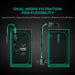 Mars Hydro 6 Inch Refillable Carbon Filter Odor Control dual mode filtration