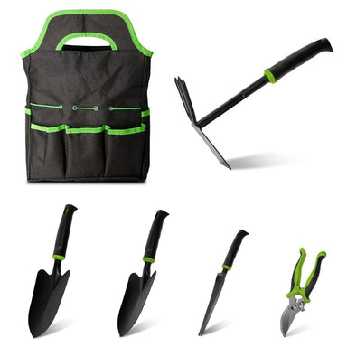 Mars Hydro 6 Pieces Heavy Duty Garden Tools Set for Home Garden Enthusiasts front view