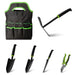 Mars Hydro 6 Pieces Heavy Duty Garden Tools Set for Home Garden Enthusiasts front view