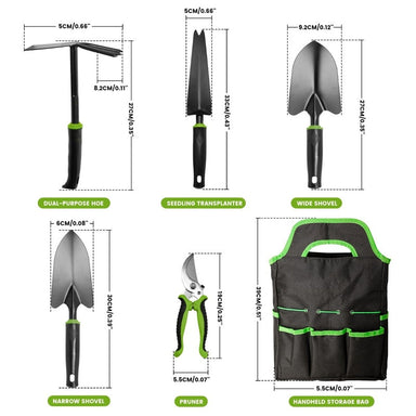 Mars Hydro 6 Pieces Heavy Duty Garden Tools Set for Home Garden Enthusiasts specifications