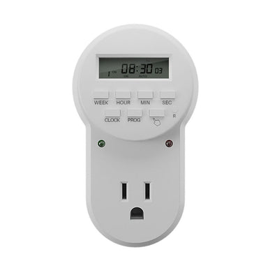 Mars Hydro 7-Day Programmable Digital Timer for Electrical Outlets front view