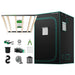 Mars Hydro FC-4800 (48"x 48"x 80") Complete Grow Tent Kit W/ Smart Grow System 4x4 front view 