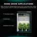 Mars Hydro FC4000-EVO (48"x 24"x 71") Complete Grow Tent Kit home  grow applications 
