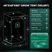 Mars Hydro FC4800-EVO (48"x 48"x 80") Complete Grow Tent Kit specifications. 