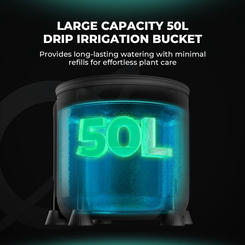 Mars Hydro New Foldable Bucket Drip Irrigation Kits for 8 Indoor Growing Plants 50L bucket