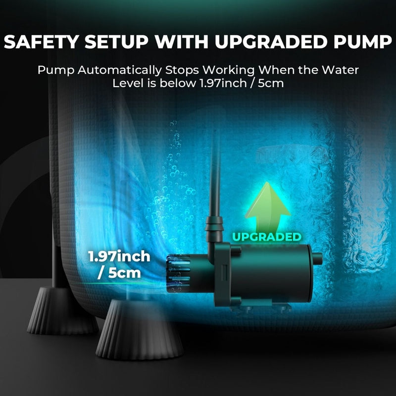 Mars Hydro New Foldable Bucket Drip Irrigation Kits for 8 Indoor Growing Plants upgraded pump