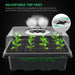 Mars Hydro New Seed Starting Trays for Seed Starting Propagation Cloning Plants ( 4 pack) adjustable top vent