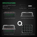 Mars Hydro New Seed Starting Trays for Seed Starting Propagation Cloning Plants ( 4 pack) specifications