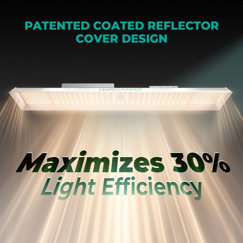Mars Hydro TSL 2000 LED (24"x 48"x 71") Complete Grow Tent Kit 2x4 coated reflector 