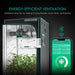 Mars Hydro TSL 2000 LED (24"x 48"x 71") Complete Grow Tent Kit W/ IFresh Full Fan Kit 2x4  energy efficient ventilation 