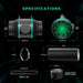 Mars Hydro iFresh 6-Inch Smart Inline Duct Fan W/ Refillable Carbon Filter Combo Ventilation inline fan Specifications