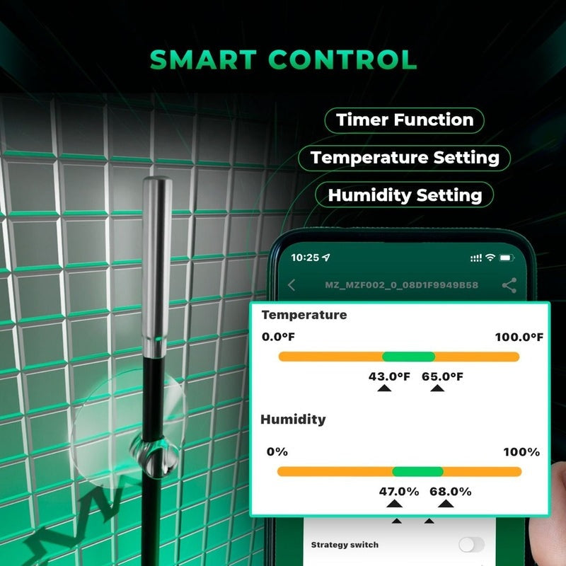 Mars Hydro iFresh 6-Inch Smart Inline Duct Fan smart control