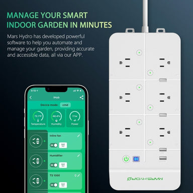 Mars Hydro iHub Smart Power Strip For Smart Indoor Grow powerful hardware