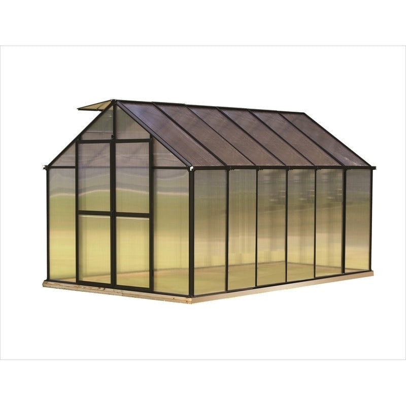 Mont Greenhouse Black Finish 12FT front view 