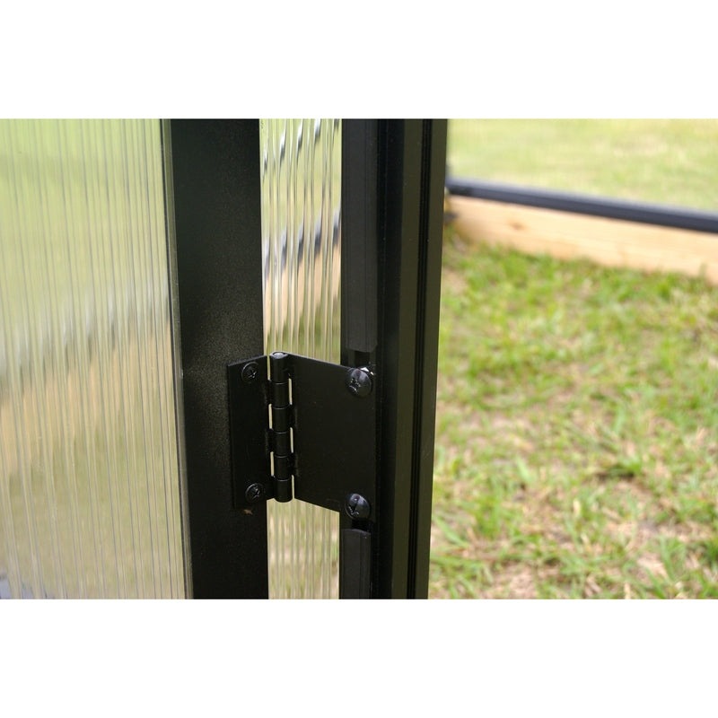 Mont Greenhouse Black Finish 20FT door hinge 