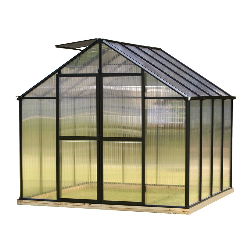 Mont Greenhouse Black Finish 8FT front view 