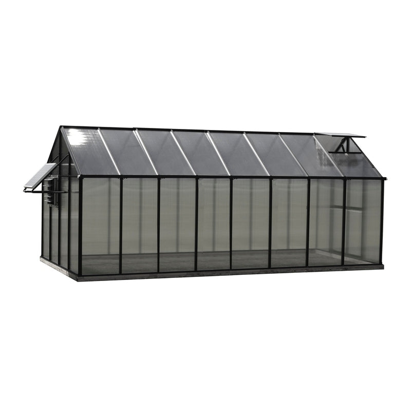 Mont Mojave Greenhouse Black Finish 16FT front view 