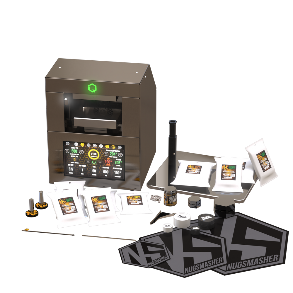 NugSmasher IQ Rosin Press Essentials Bundle- CNC Extraction