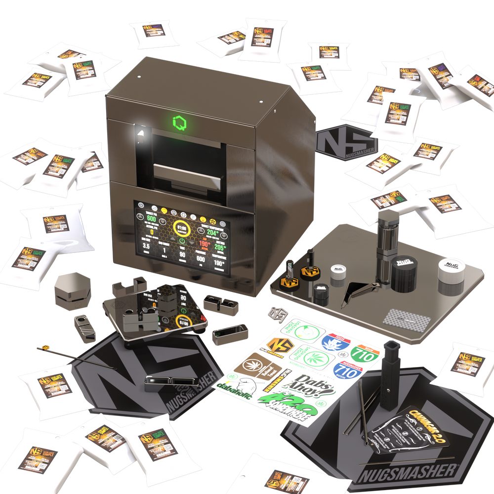 NugSmasher IQ Rosin Press Master Bundle- CNC Extraction