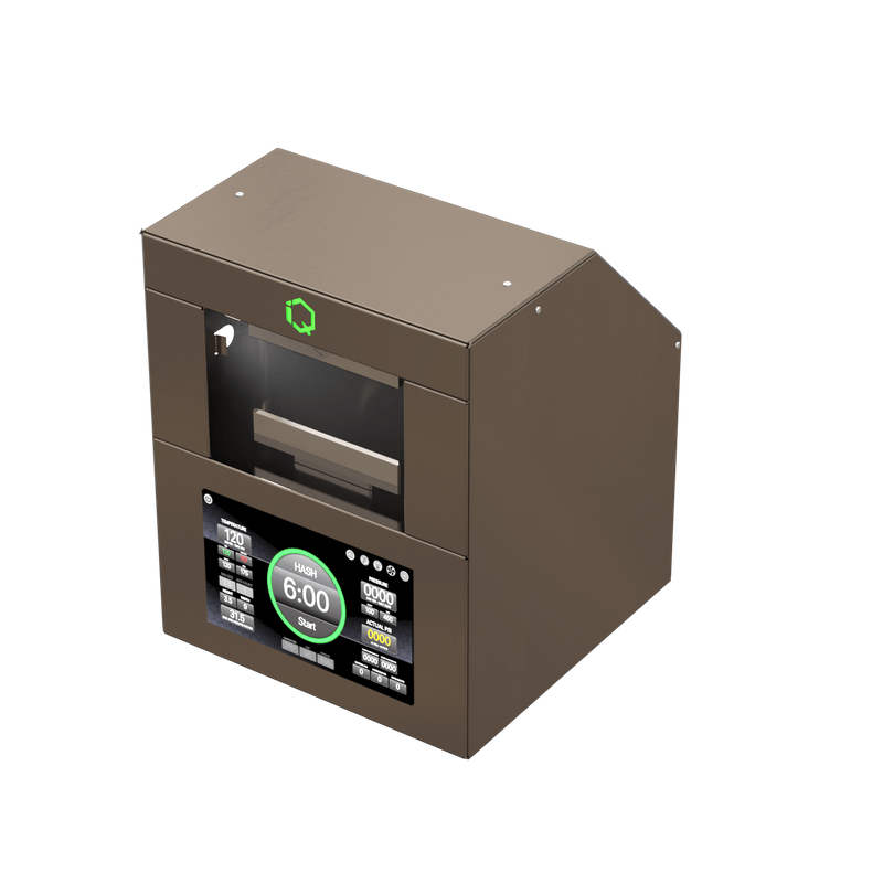 NugSmasher® IQ Rosin Press 45 degree view on white background