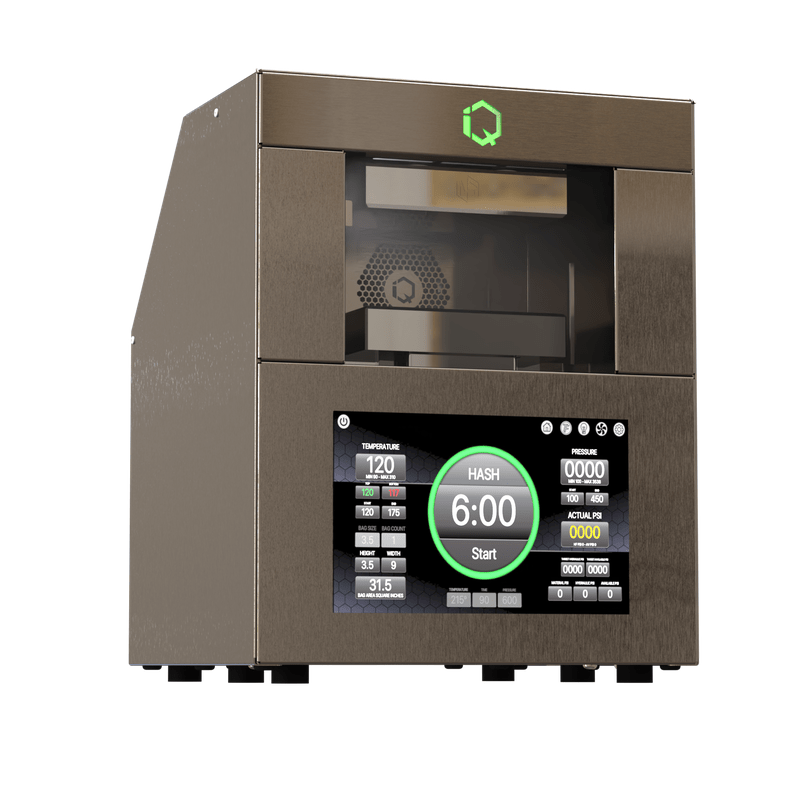 NugSmasher® IQ Rosin Press front view on white background