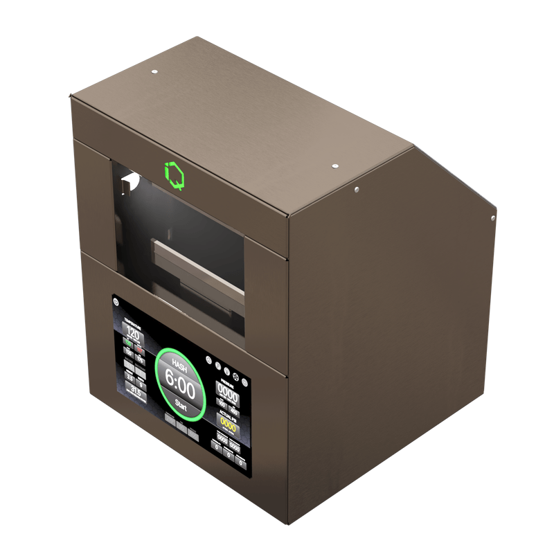 NugSmasher® IQ Rosin Press 45 degree view closer on white background