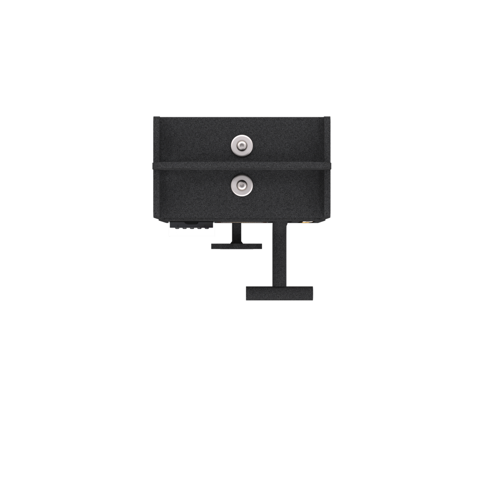 NugSmasher® Mini portable rosin press with 2-ton capacity and compact stand with foldable pump handle.