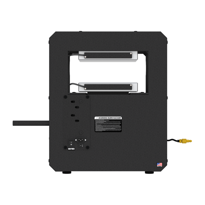 NugSmasher® PRO – 20-Ton Commercial Pneumatic Rosin Press back view on white background