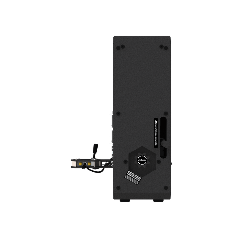 NugSmasher® PRO – 20-Ton Commercial Pneumatic Rosin Press right side view on white background