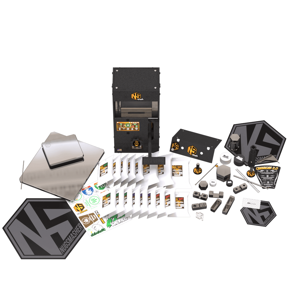 NugSmasher Touch® Master Bundle – Complete Solventless Rosin Setup