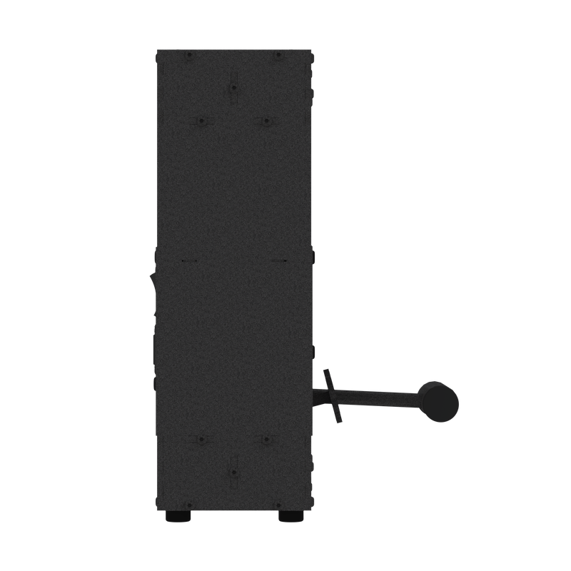 NugSmasher Touch left side view with a handle on a white background