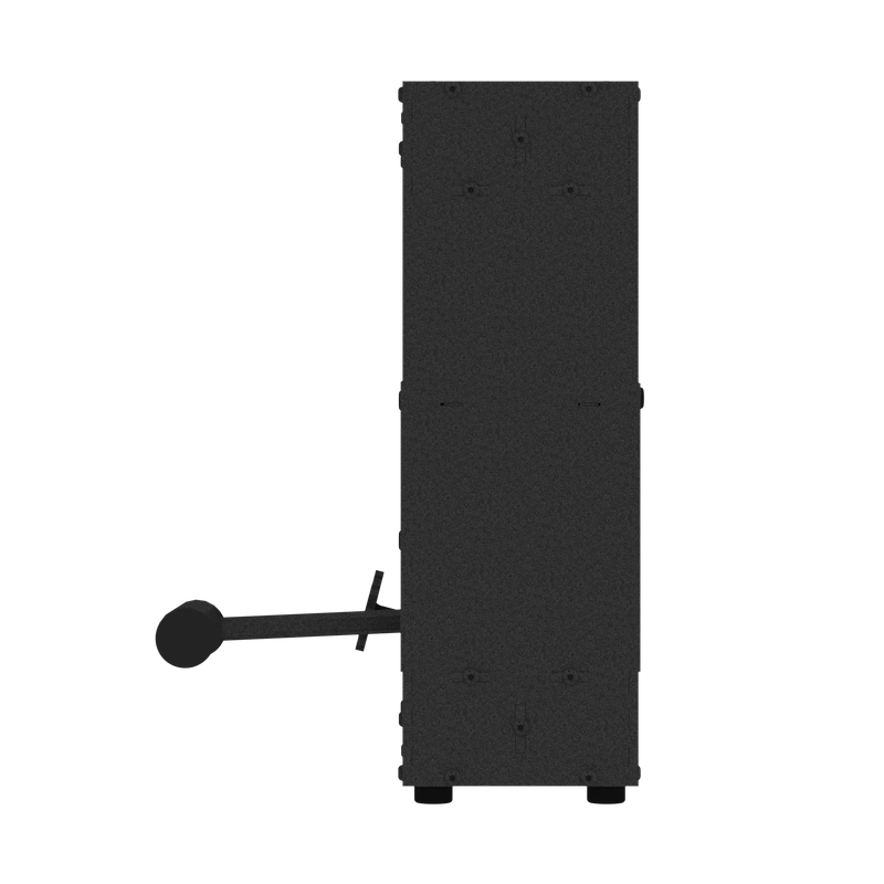 NugSmasher Touch Right Side view with a handle on a white background