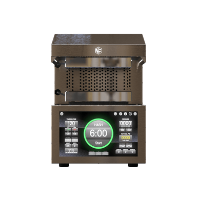 NugSmasher® IQ Pro rosin press Master Extractor’s Choice Bundle view of the rosin press 