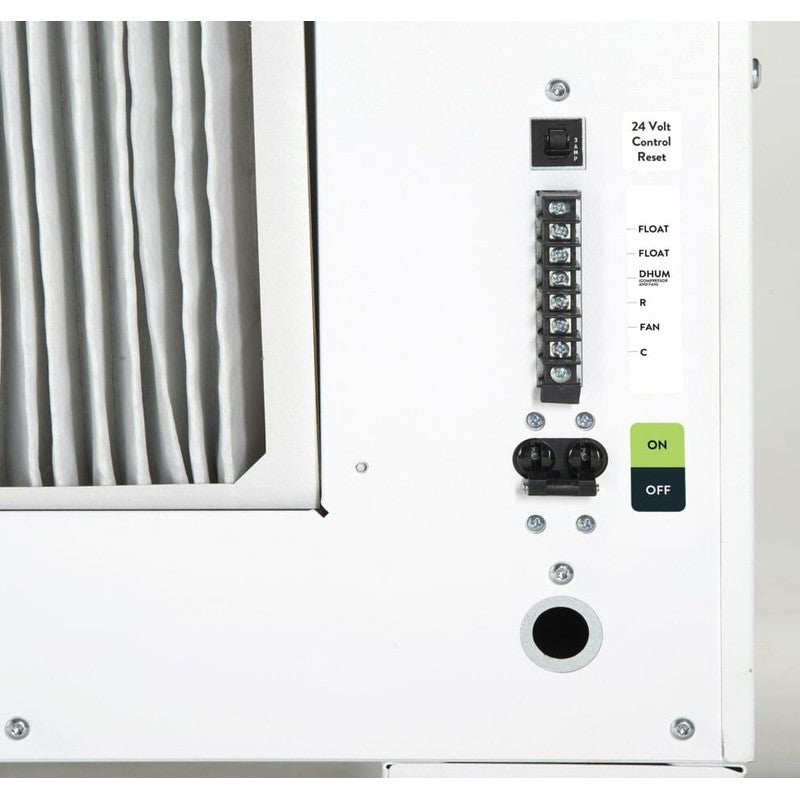 Quest 876 Dehumidifier back panel view 