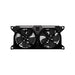 Quest F10 Dual-Axial Air Mover Black dual-fan cooling system on a white background