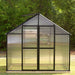 Riverstone MONT Mojave Greenhouse Black Finish with solar Ventilation system front view