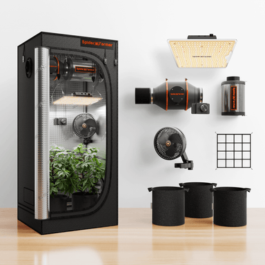 Spider Farmer 2x2x4.6 Complete Grow Tent Kit – SF1000D LED, Speed Controller & Ventilation