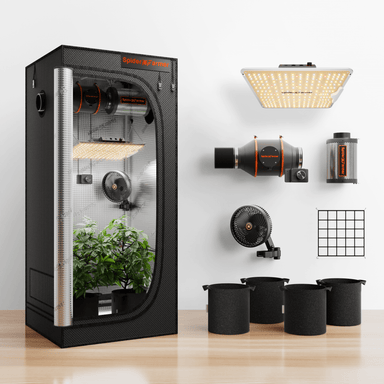 Spider Farmer 2x2 Grow Tent Kit – SF1000 EVO LED, Speed Controller & Full Ventilation Setup