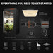 Spider Farmer 2x2x4.6 Complete Grow Tent Kit – SF1000D LED, Speed Controller  with a black background and text 'Everything You Need to Get Started'.