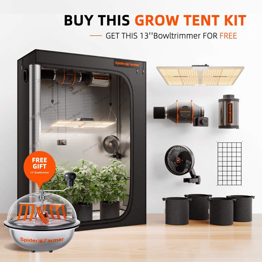 Spider Farmer 2x4x6 Grow Tent Kit – SF2000 EVO LED, Speed Controller & Smart Climate System