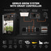 Spider Farmer 4x4x6.5 Grow Tent Kit – SF4000 EVO LED, Humidity and APP GGS Controller  grow system with smart controller and related equipment on a black background