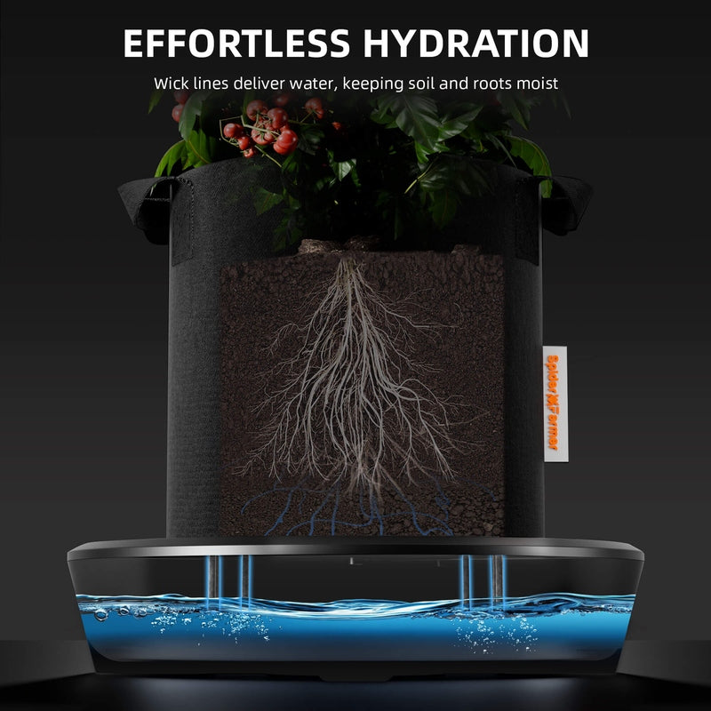 4 Pcs丨Spider Farmer 2 Self-watering System Kits For Use In Indoor Grow Tents, Greenhouses