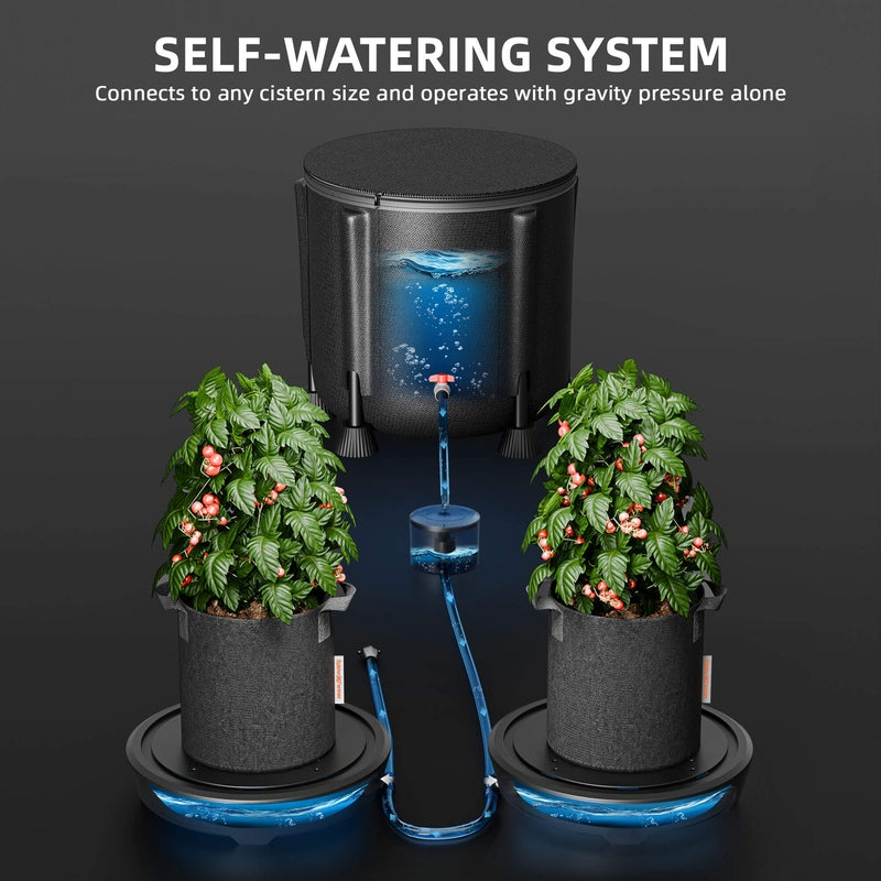 4 Pcs丨Spider Farmer 2 Self-watering System Kits For Use In Indoor Grow Tents, Greenhouses