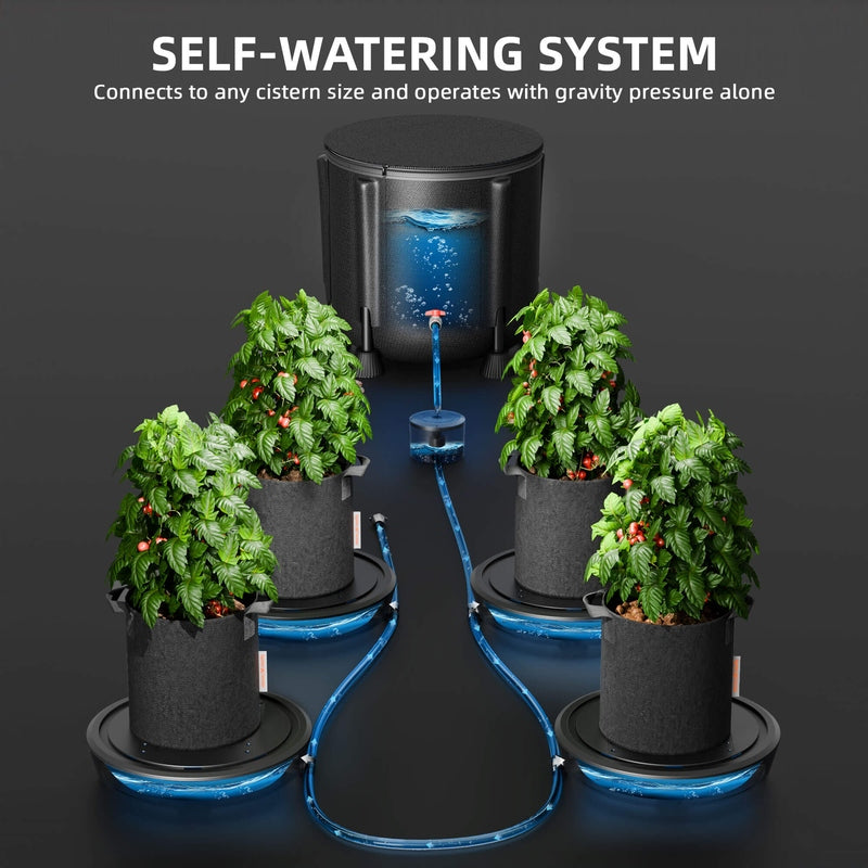 4 Pcs丨Spider Farmer 2 Self-watering System Kits For Use In Indoor Grow Tents, Greenhouses