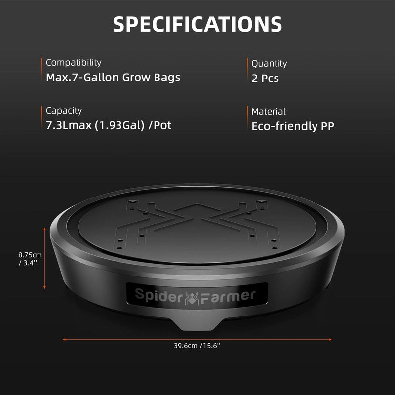 Spider Farmer 2 Self-watering System Kits For Use In Indoor Grow Tents, Greenhouses