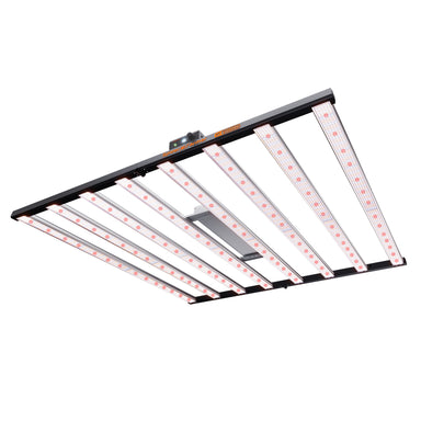 Spider Farmer G1000W Smart LED Grow Light – Commercial-Grade 5x5 Coverage LED grow light with red and white panels on a white background