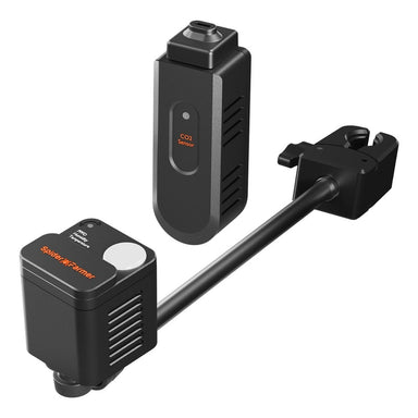 Spider Farmer GGS SensorPro Kit – CO₂ Sensor & PAR Meter Black CO2 sensor and measurement device on a white background